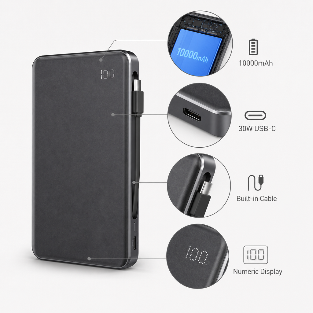 CommutePro 10000 Slim Power Bank