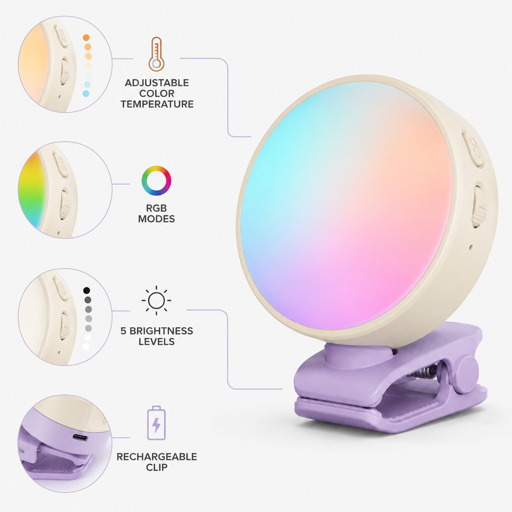 GlowShot RGB Selfie Light