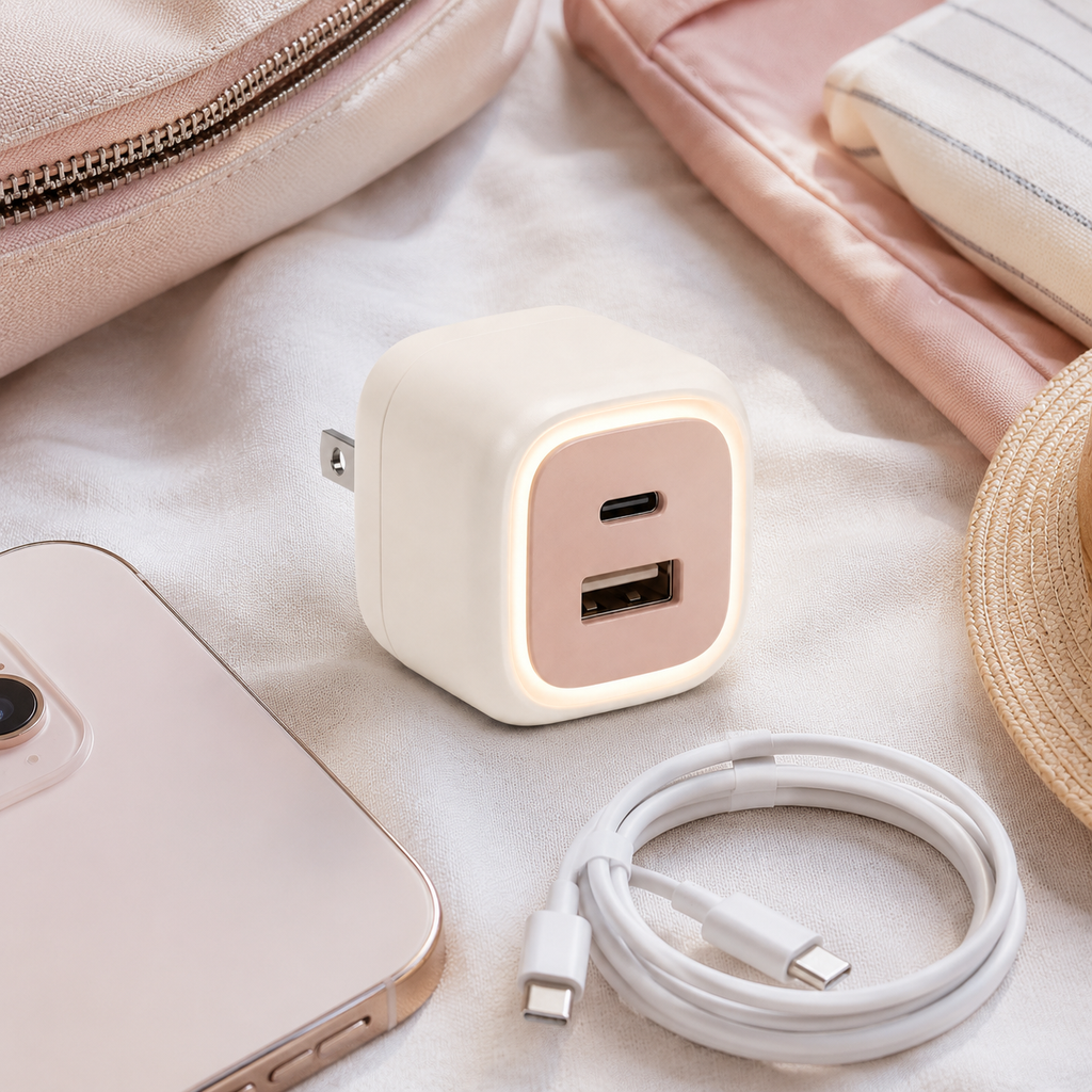 HaloMini Dual-Port Wall Charger