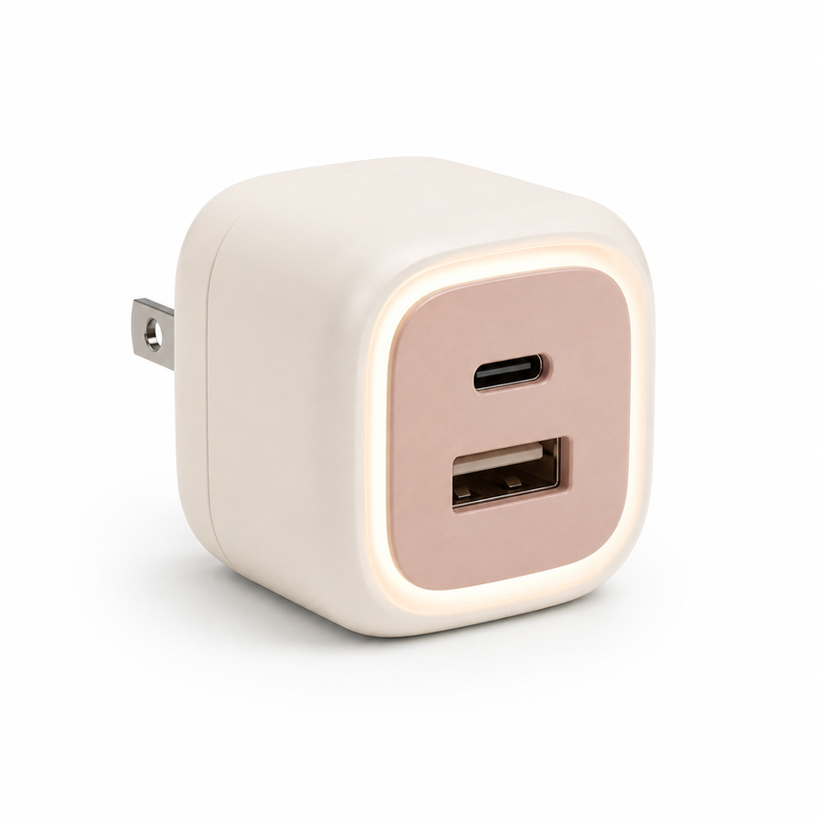 HaloMini Dual-Port Wall Charger