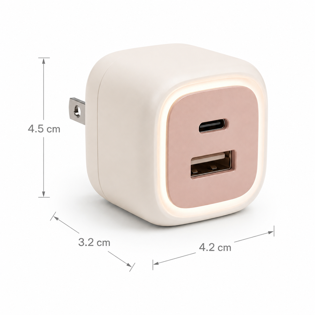HaloMini Dual-Port Wall Charger