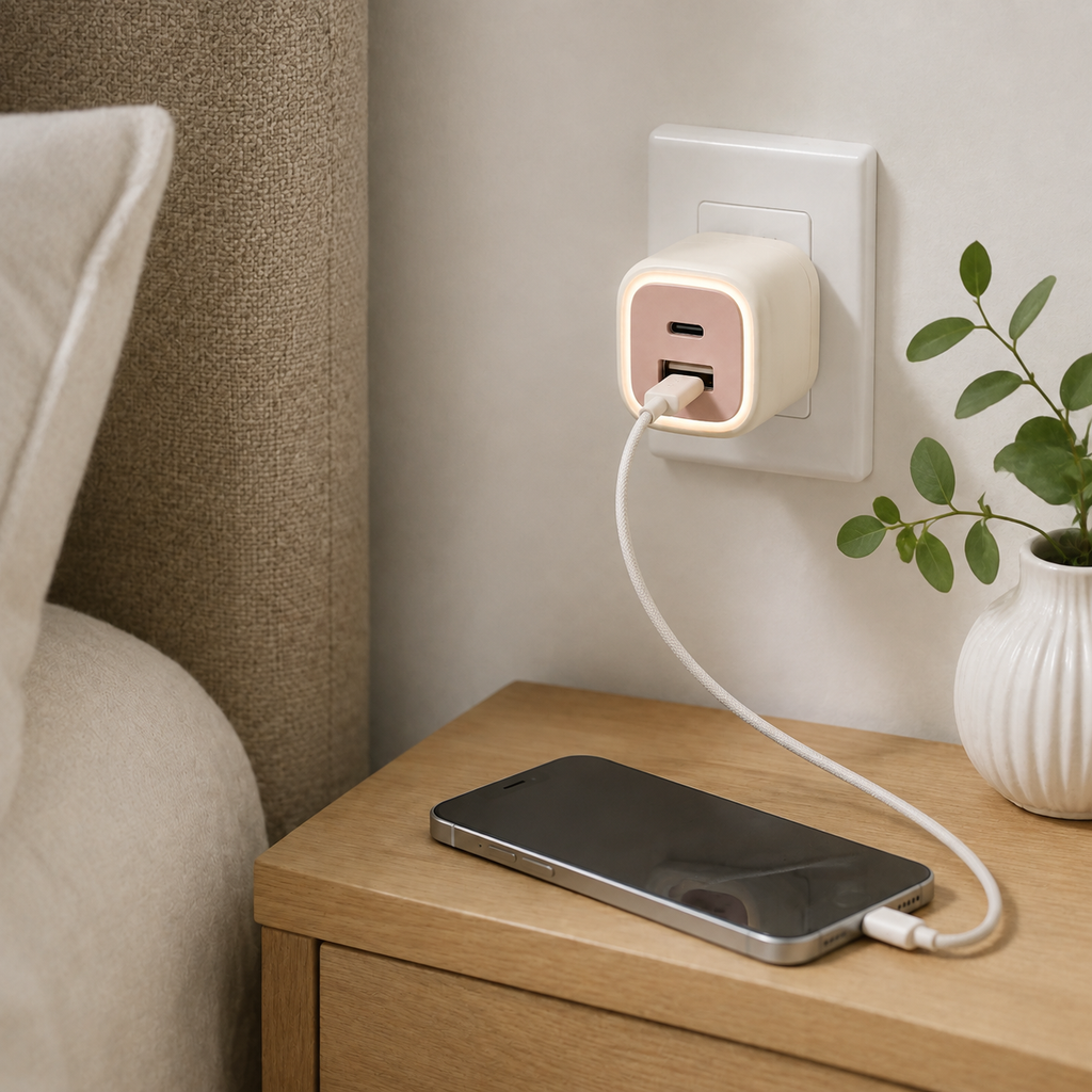 HaloMini Dual-Port Wall Charger