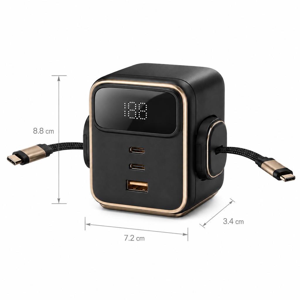 LuxeLink 140W Retractable Charger