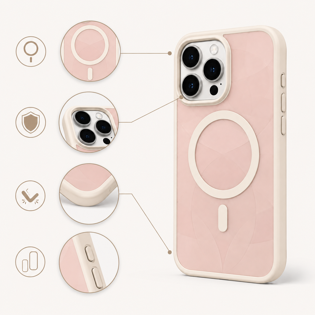PetalGuard Magnetic Phone Case
